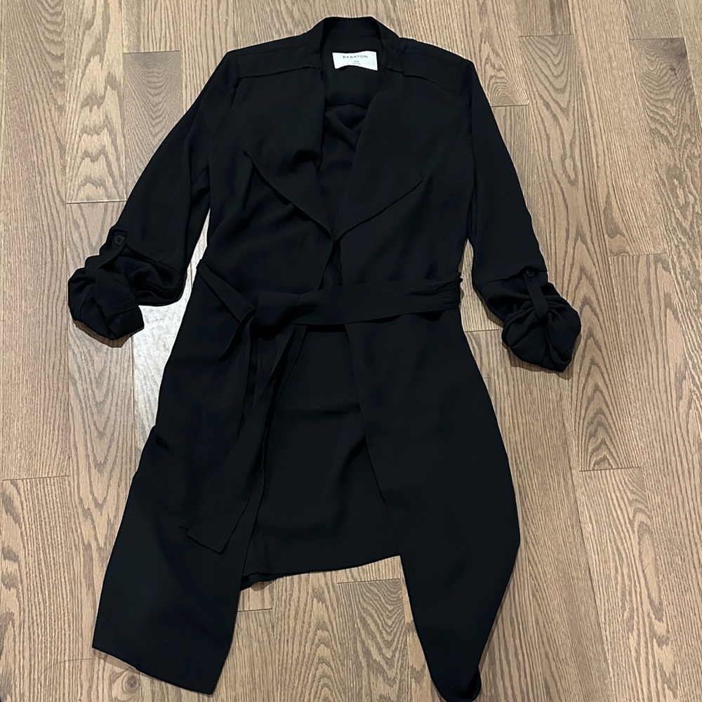 Aritzia (babaton) black Long Sleeve duster